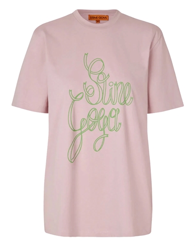 Short Sleeve T-shirt - Ribbon Logo - Stine Goya 